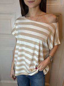 T-shirt righe lurex Susy Mix