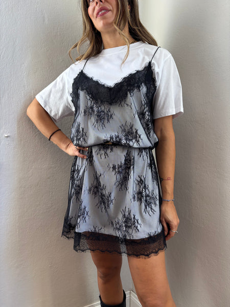 Abito con Canotta Pizzo Twoway