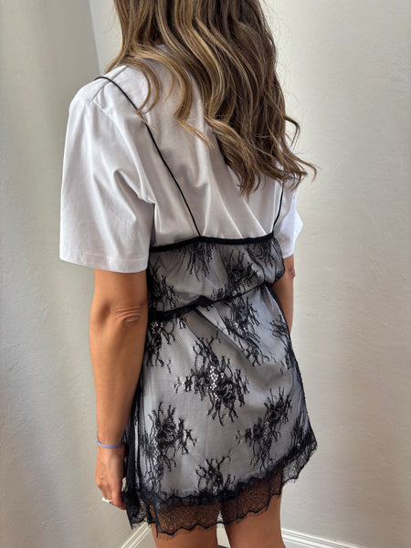 Abito con Canotta Pizzo Twoway