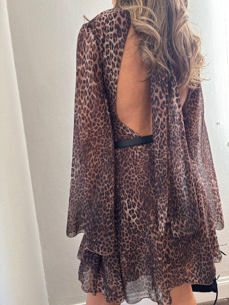 Abito corto Leopardato