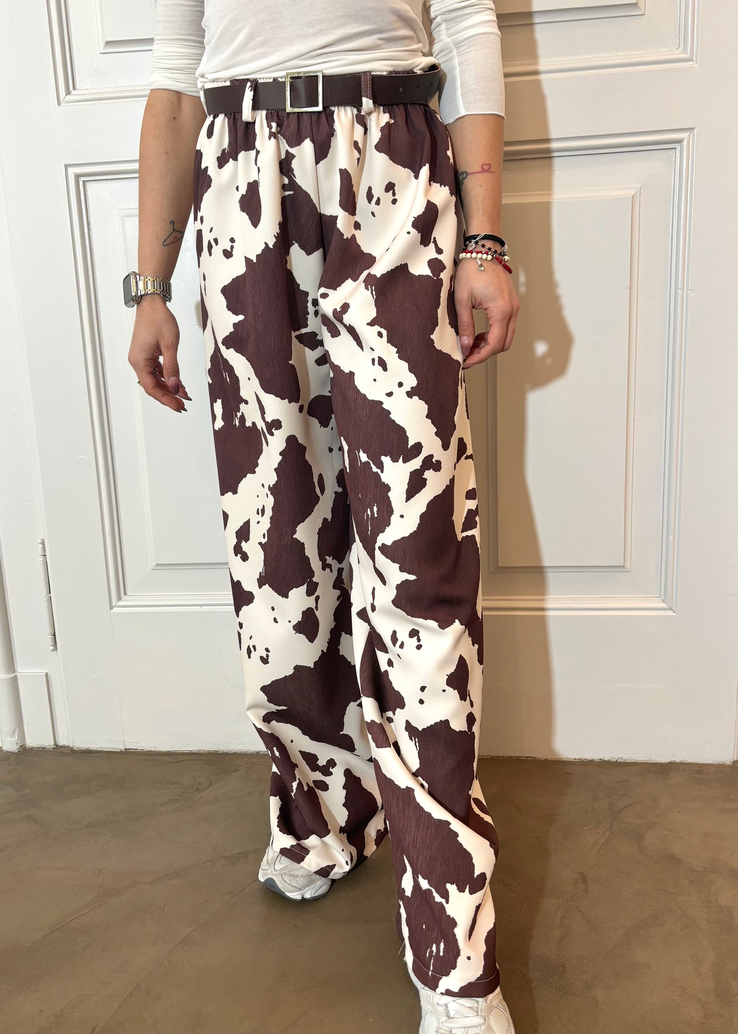 Pantalone Morbido a Fantasia