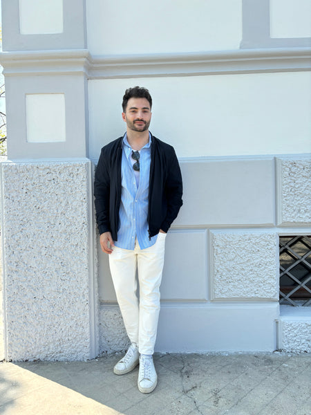 Camicia Over a Righe
