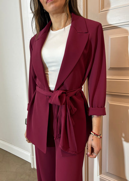 Blazer con Cintura