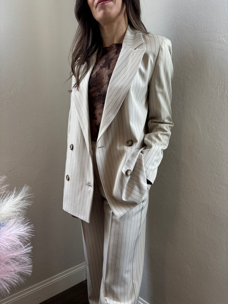 Blazer doppiopetto gessato