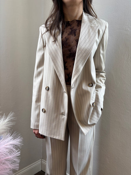 Blazer doppiopetto gessato
