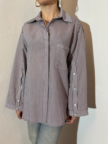 Camicia Over Rigata