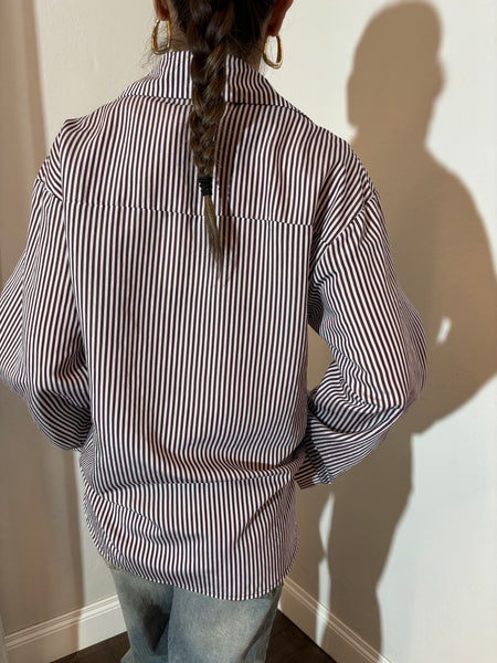 Camicia Over Rigata