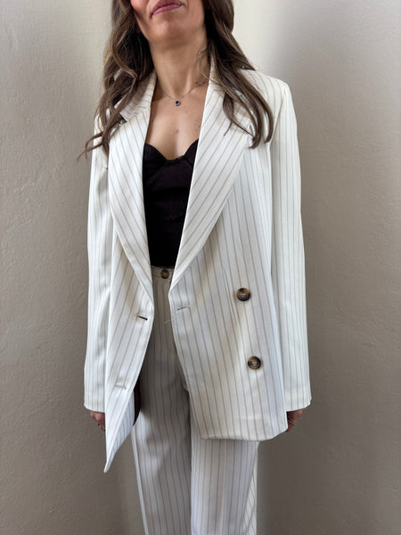 Blazer doppiopetto gessato
