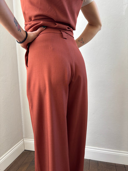 Pantalone gamba ampia
