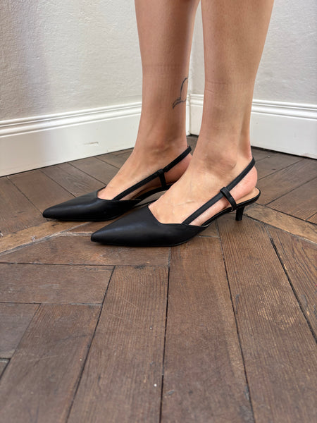 Slingback Tacco basso