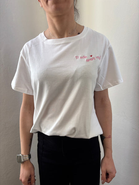 T-shirt "Ti odio amore mio"
