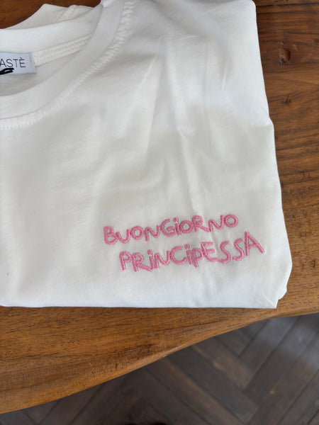 T-shirt "Buongiorno principessa"