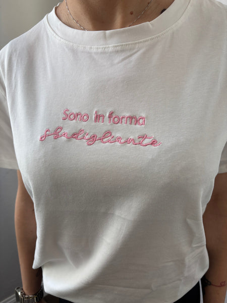 T-shirt "Sono in forma Sbadigliante"