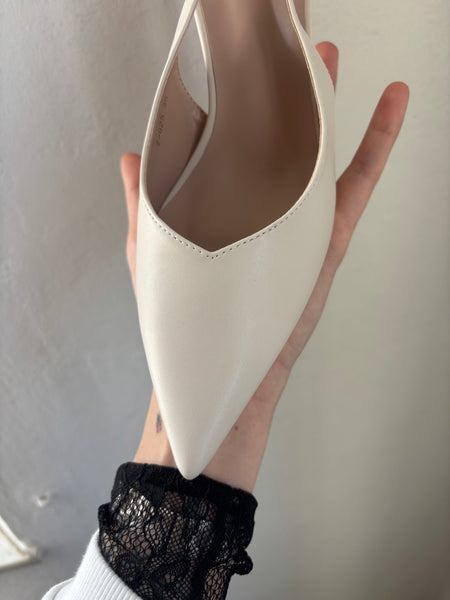Slingback beige