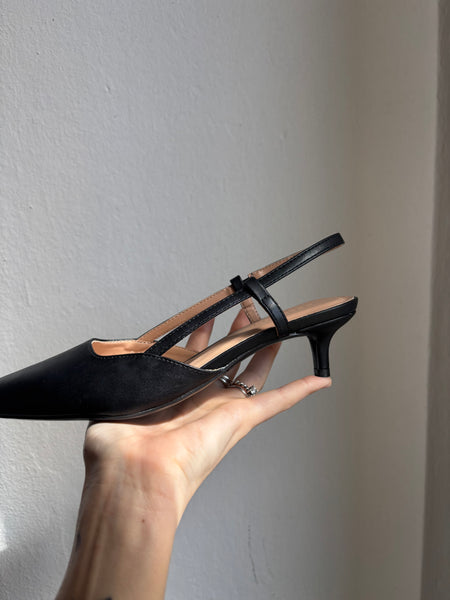 Slingback Tacco basso