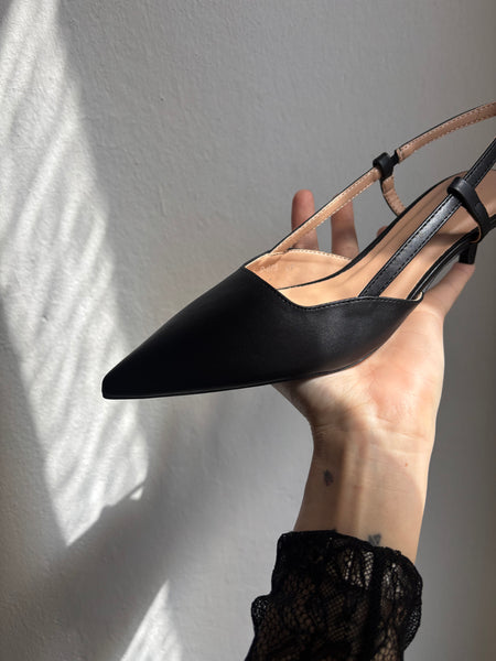 Slingback Tacco basso
