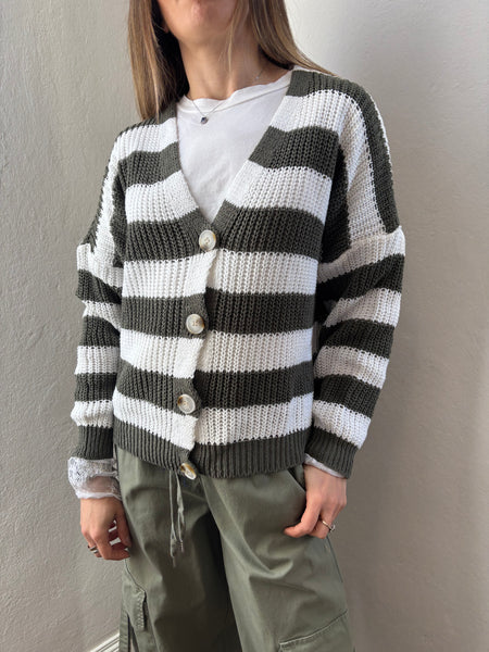 Cardigan Rigato