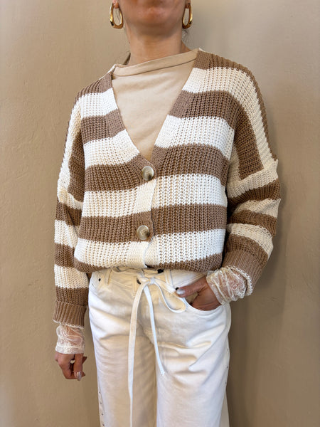 Cardigan Rigato